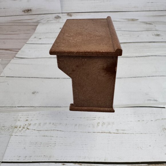 Bandai Maple Town Story 1985 Dining Room China Cabinet Hutch Desk Dollhouse - Picture 11 of 13